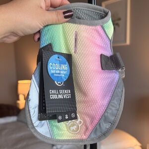 Chill Seeker Cooling Vest for Dogs - Rainbow